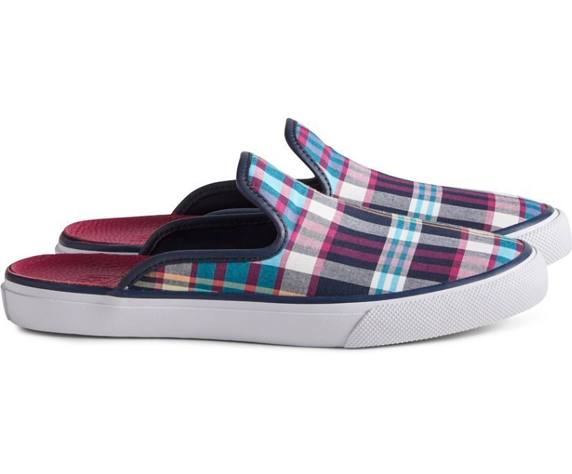 Sperry Cloud Plaid Chancla Slip On Sneakers - Women's Slip On Sneakers - Black [FJ5207864] Sperry To
